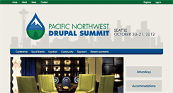 Desktop Screenshot of 2012.pnwdrupalsummit.org